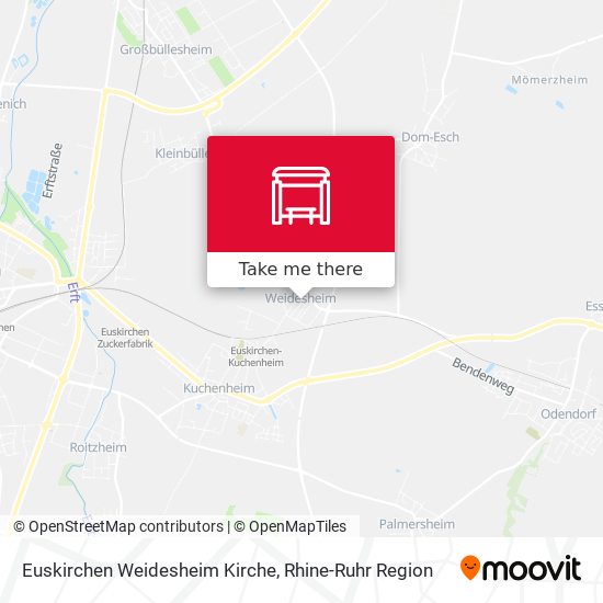 Euskirchen Weidesheim Kirche map