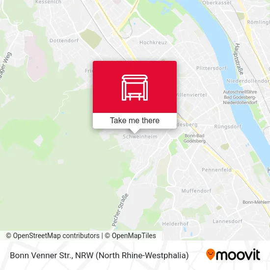 Карта Bonn Venner Str.