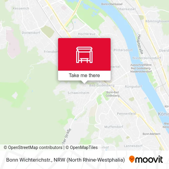 Карта Bonn Wichterichstr.