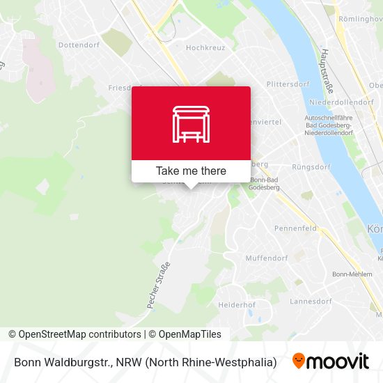 Карта Bonn Waldburgstr.