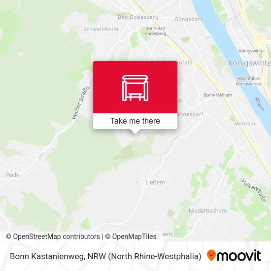 Bonn Kastanienweg map