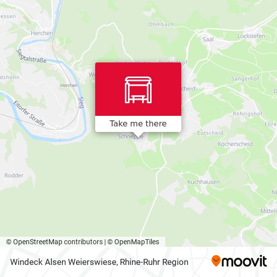 Windeck Alsen Weierswiese map