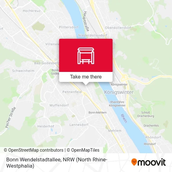 Карта Bonn Wendelstadtallee