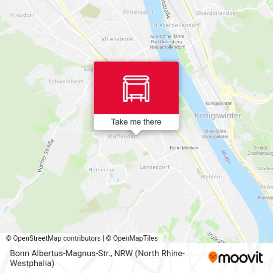 Карта Bonn Albertus-Magnus-Str.