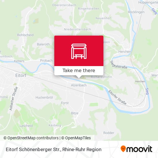 Eitorf Schönenberger Str. map