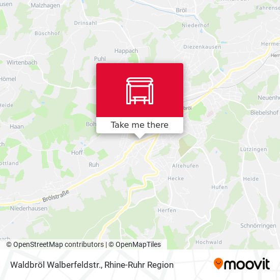 Waldbröl Walberfeldstr. map