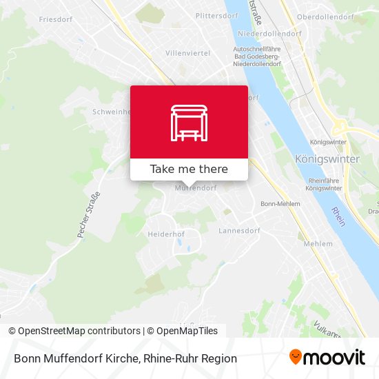 Bonn Muffendorf Kirche map