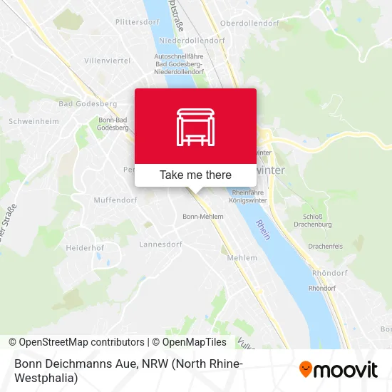 Карта Bonn Deichmanns Aue