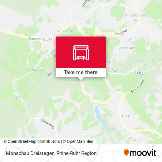 Карта Monschau Dreistegen