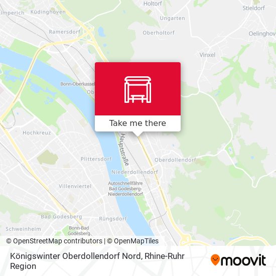 Königswinter Oberdollendorf Nord map