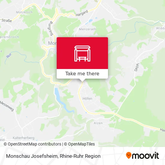 Карта Monschau Josefsheim