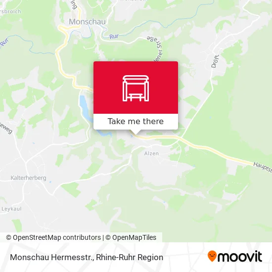 Карта Monschau Hermesstr.