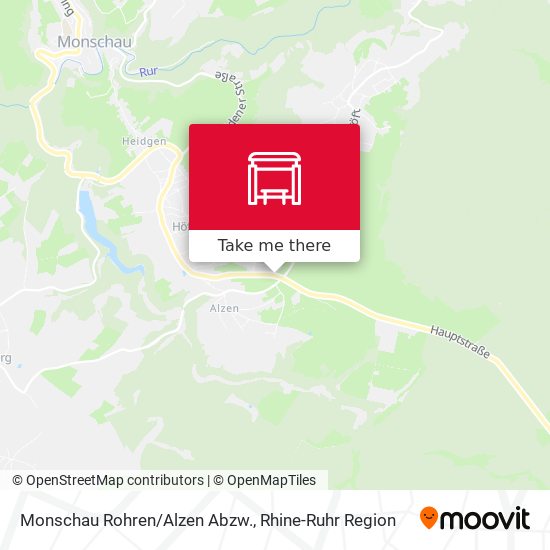 Monschau Rohren/Alzen Abzw. map
