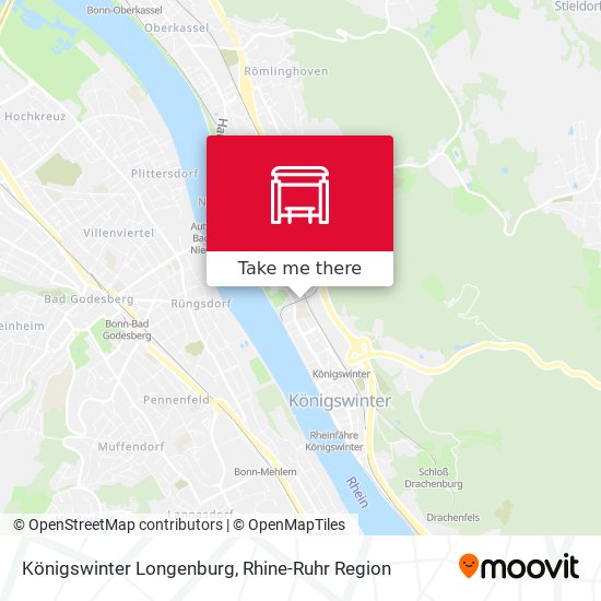 Königswinter Longenburg map