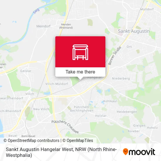 Карта Sankt Augustin Hangelar West