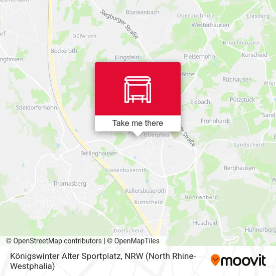 Карта Königswinter Alter Sportplatz