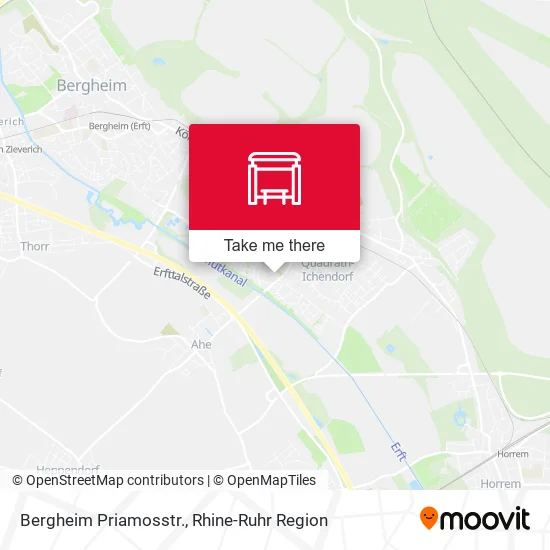 Карта Bergheim Priamosstr.