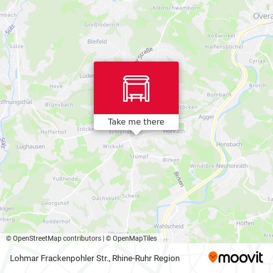 Lohmar Frackenpohler Str. map