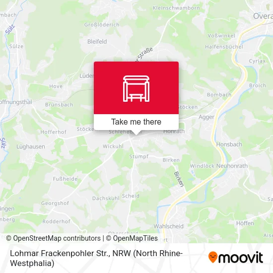 Карта Lohmar Frackenpohler Str.