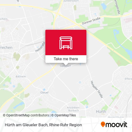 Hürth am Gleueler Bach map