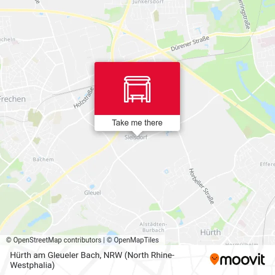 Hürth am Gleueler Bach map