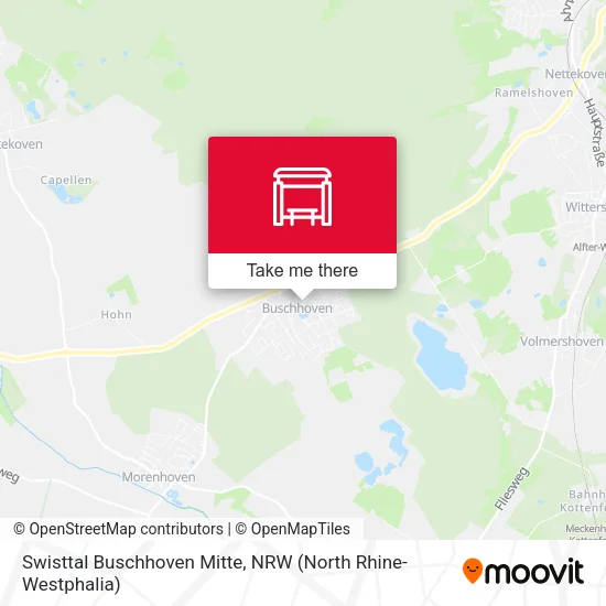 Карта Swisttal Buschhoven Mitte