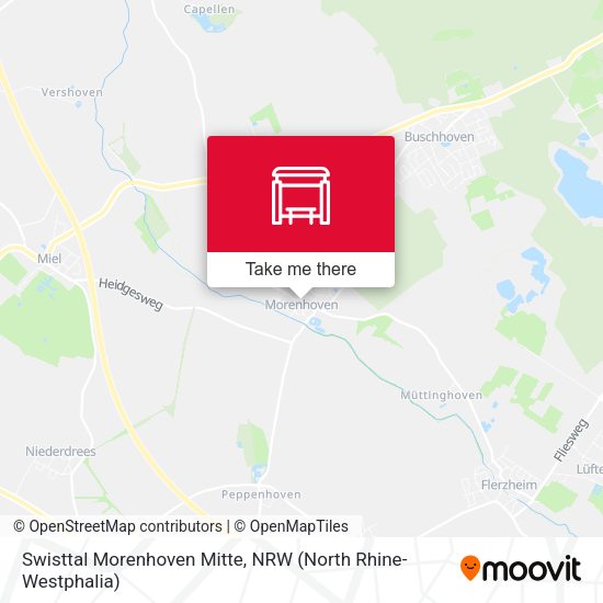 Карта Swisttal Morenhoven Mitte