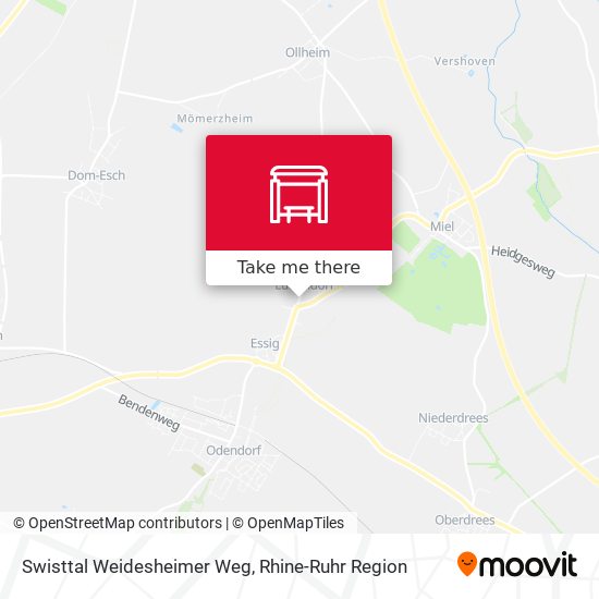 Swisttal Weidesheimer Weg map