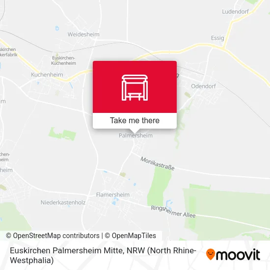Карта Euskirchen Palmersheim Mitte