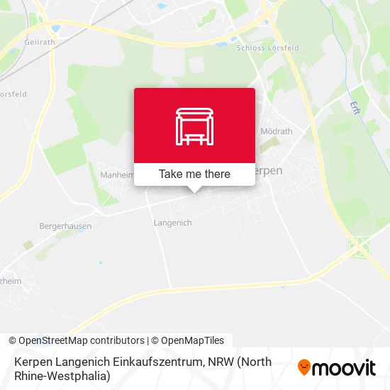 Kerpen Langenich Einkaufszentrum map