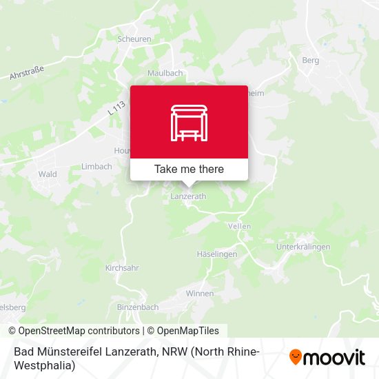Bad Münstereifel Lanzerath map