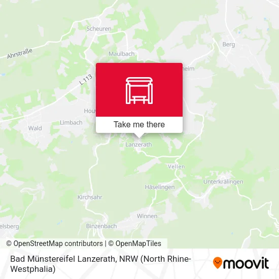Карта Bad Münstereifel Lanzerath