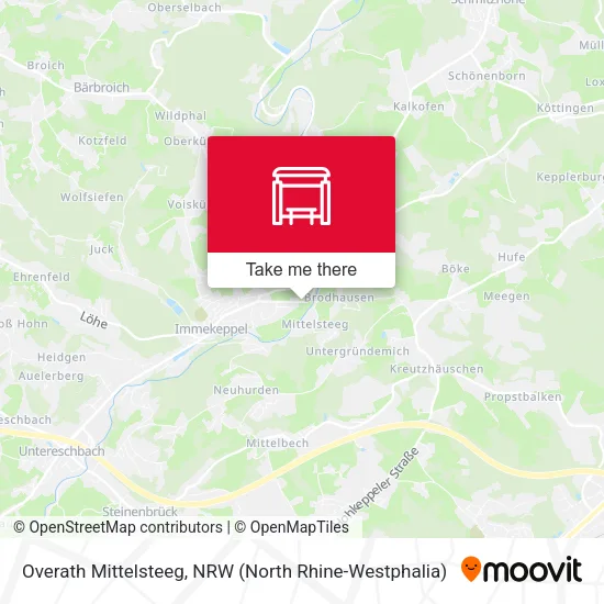 Карта Overath Mittelsteeg