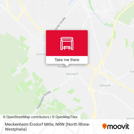 Meckenheim Ersdorf Mitte map