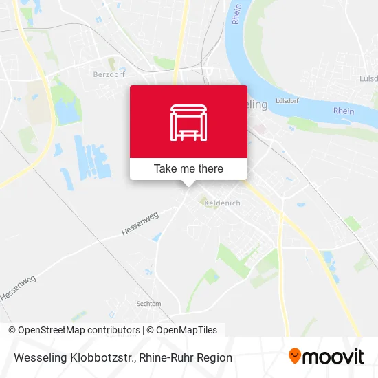 Карта Wesseling Klobbotzstr.