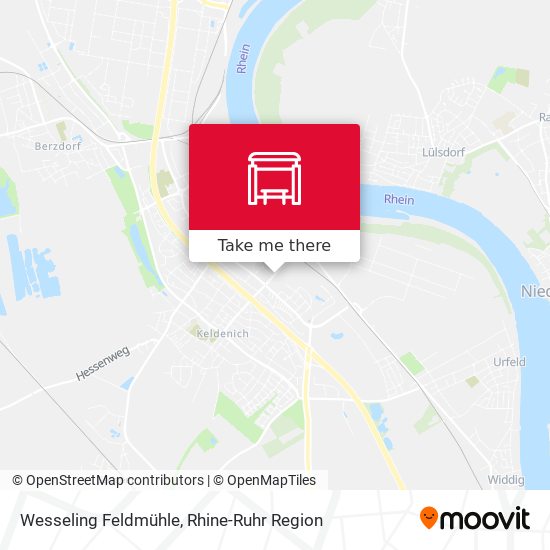 Wesseling Feldmühle map
