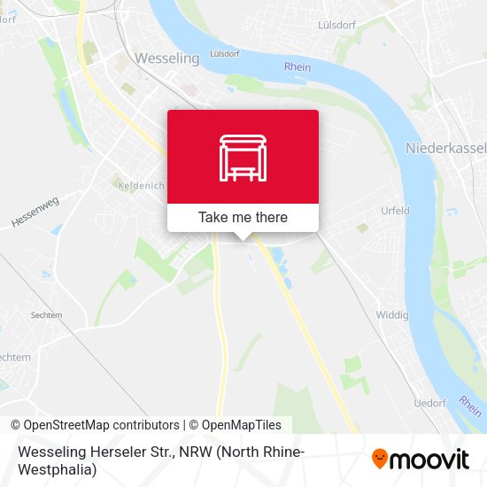 Карта Wesseling Herseler Str.