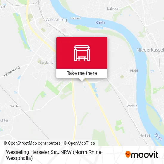 Карта Wesseling Herseler Str.