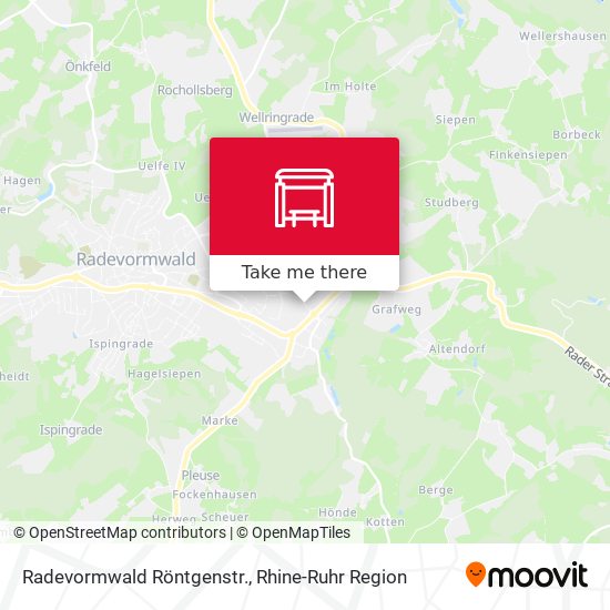Radevormwald Röntgenstr. map