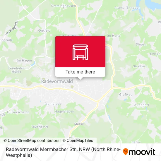 Карта Radevormwald Mermbacher Str.