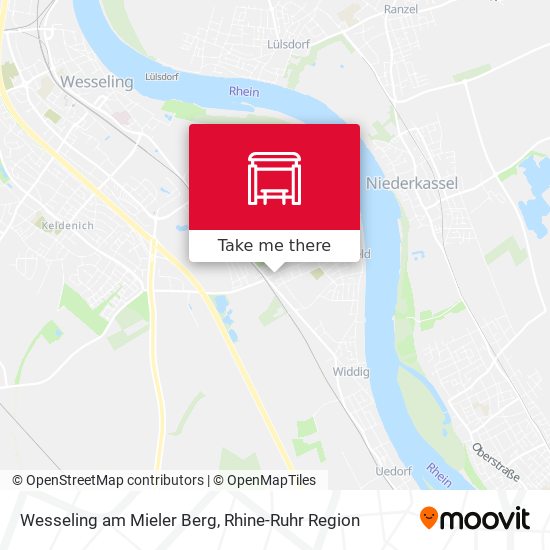 Wesseling am Mieler Berg map