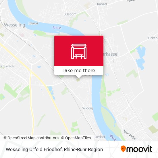 Wesseling Urfeld Friedhof map