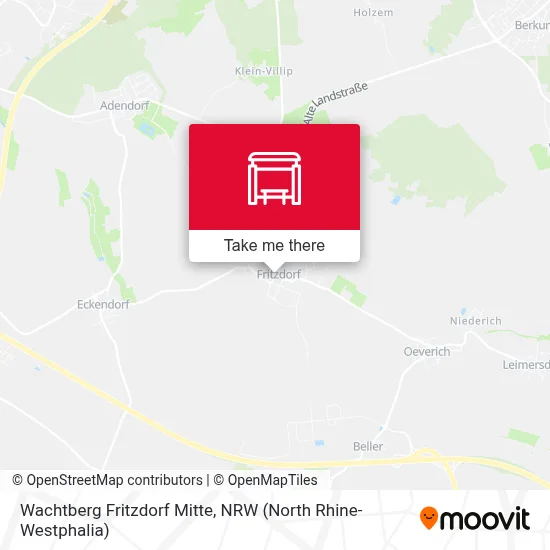 Wachtberg Fritzdorf Mitte map