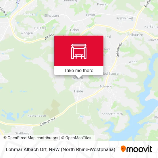 Карта Lohmar Albach Ort