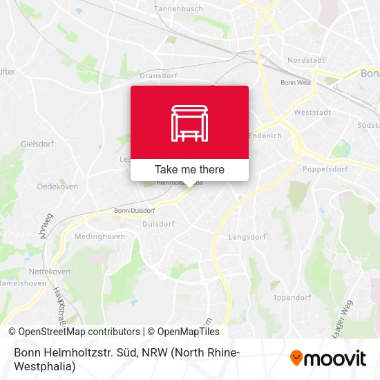 Карта Bonn Helmholtzstr. Süd