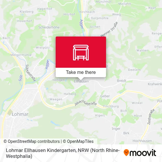 Lohmar Ellhausen Kindergarten map