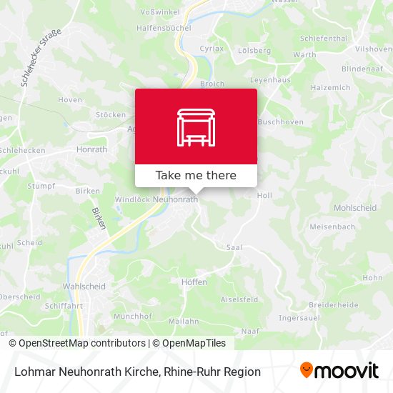 Lohmar Neuhonrath Kirche map