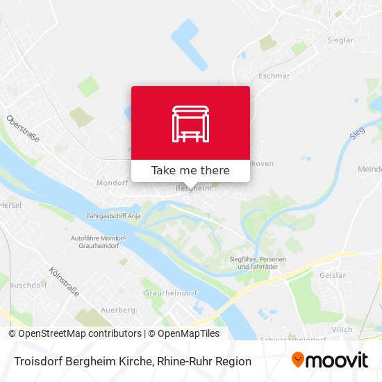 Troisdorf Bergheim Kirche map