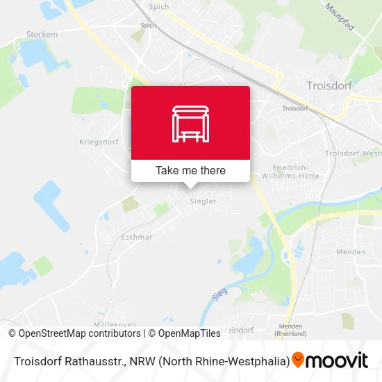 Карта Troisdorf Rathausstr.