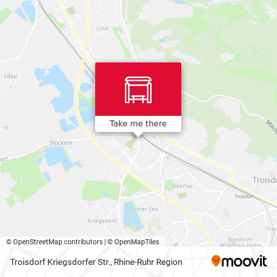 Troisdorf Kriegsdorfer Str. map